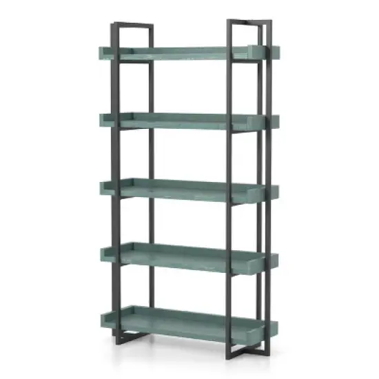 Kellare 5 Shelf Contemporary Bookcase - HOMES: Inside + Out image {3}