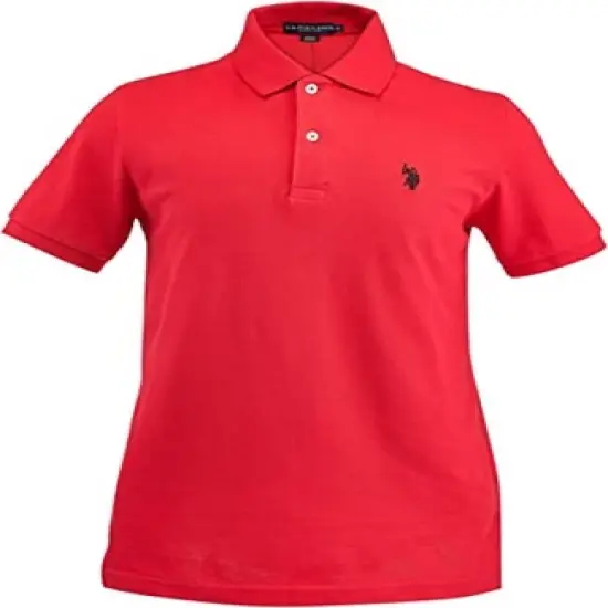 U.S. Polo Assn. Mens Solid Pique Polo with Small Pony image {5}