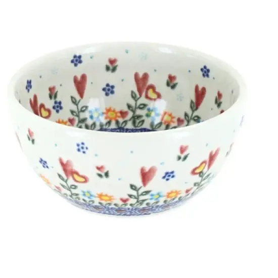 Blue Rose Polish Pottery 71 Vena Dessert Bowl image {8}