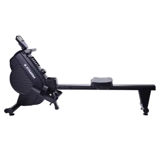 Stamina DT 397 Rowing Machine Rower, Dual Technology Combines Magnetic & Air Resistance, Includes Two Expert Guided Online Workouts image {3}