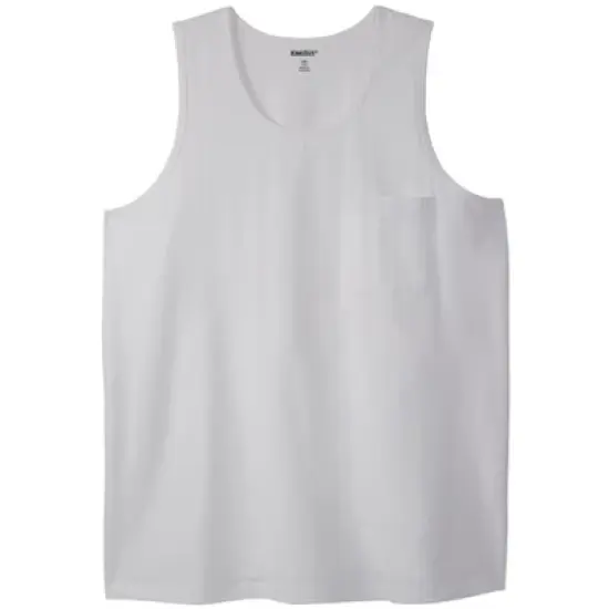 KingSize Men's Big & Tall Lightweight Pocket Tank image {5}