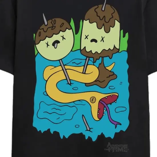 Adventure Time Princess Bubblegum's Rock T-Shirt Men's Black Short Sleeve Tee image {1}