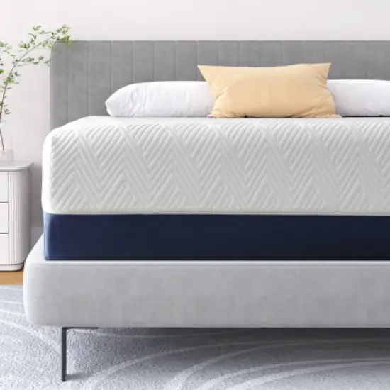 Twolike 12 Inches Medium Feeling Memory Foam Mattress Infused Gel for Cool & Comfort Sleep, Fit for All Sleep Position image {2}