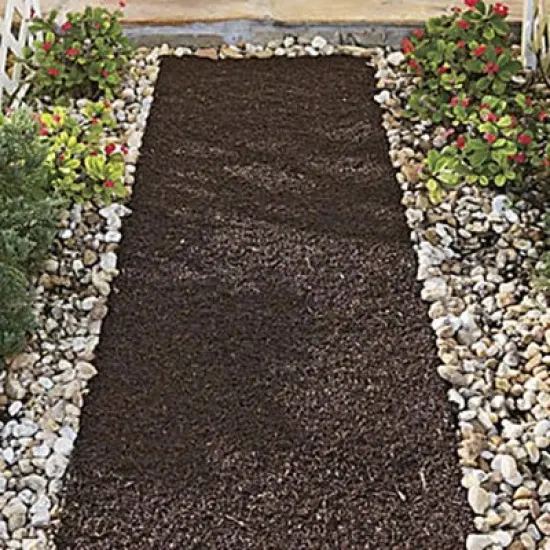 Reversible Rubber Mulch Landscaping Mat Red/Brown - Backyard Expressions image {2}