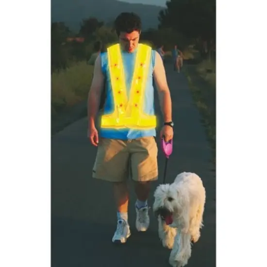 Maxsa Innovations Reflective Safety Vest with 16 LED Lights image {2}