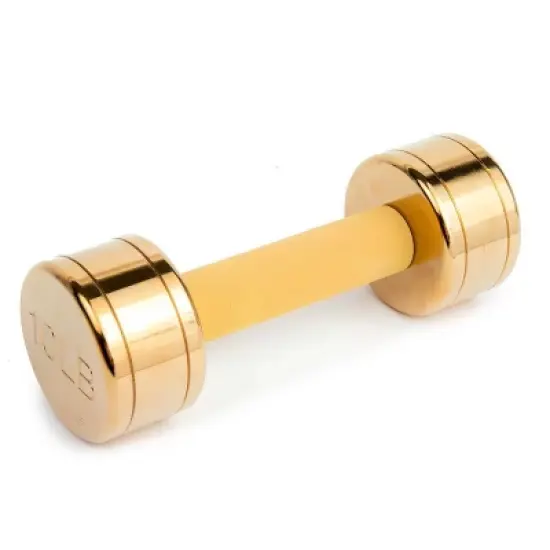 Blogilates Dumbbells - Gold 10lbs image {3}