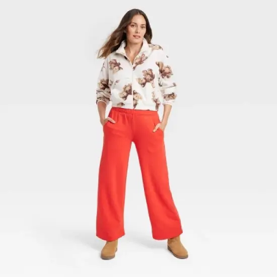 Women's Teddy Bear Sherpa Graphic Jacket - Off-White image {2}