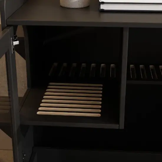 FUFU&GAGA Climbable Cat Cabinet Cat Litter Box Easy to Clean image {6}