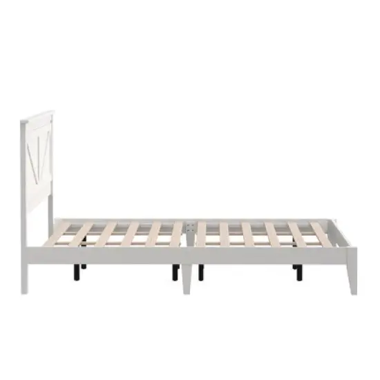 Glenwillow Home Farmhouse Solid Wood Platform Bed image {4}