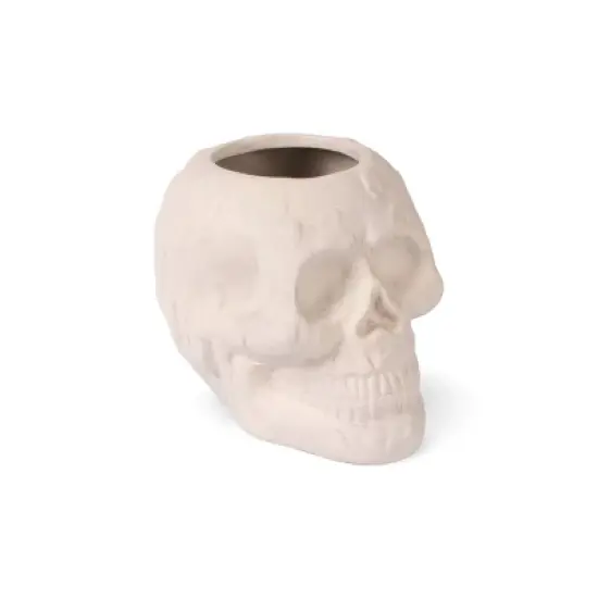 Terracotta Skull Vessels White - Bullseye's Playground&trade; image {1}