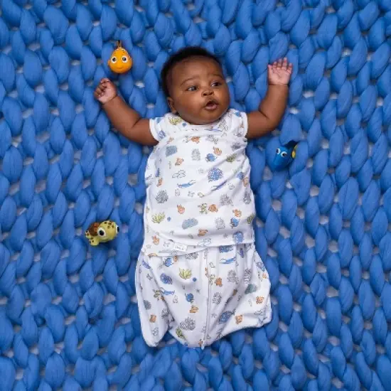 HALO Innovations SleepSack 100% Cotton Swaddle Wrap Disney Baby Collection Finding Nemo image {3}