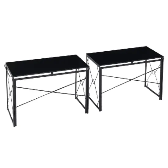 VECELO L-shaped Corner Computer Desk Home Office Writing Workstation, 59 inch Gaming Table image {8}