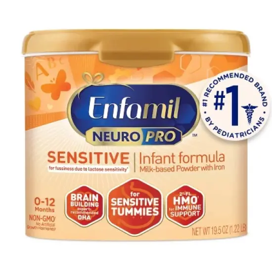 Enfamil NeuroPro Sensitive Powder Infant Formula - 19.5oz image {4}