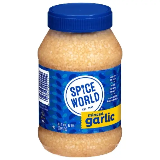 Spice World Minced Garlic - 32oz image {2}