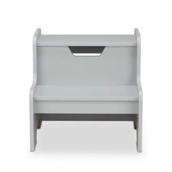 Melissa & Doug Wooden Step Stool - Gray image {1}