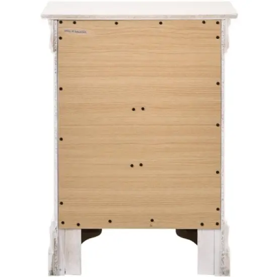 Passion Furniture Louis Philippe 3-Drawer Nightstand (29 in. H x 16 in. W x 21 in. D) image {3}