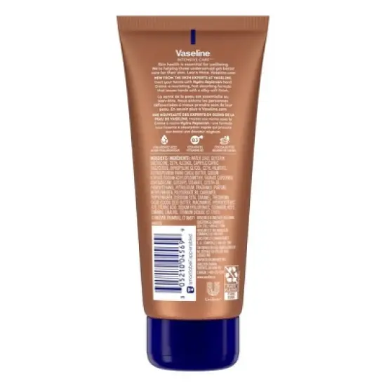 Vaseline Intensive Care Hydra Replenish with Hyaluronic Acid and Cocoa Butter Hand Cream &ndash; 3.4 fl oz image {1}