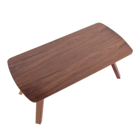 42" Folia Bench Wood/Walnut - LumiSource image {4}