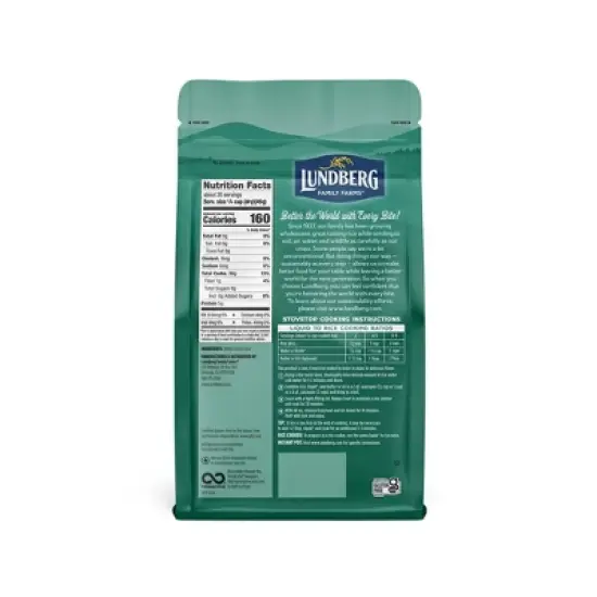 Lundberg Medium Grain White Arborio Rice - 2lbs image {1}