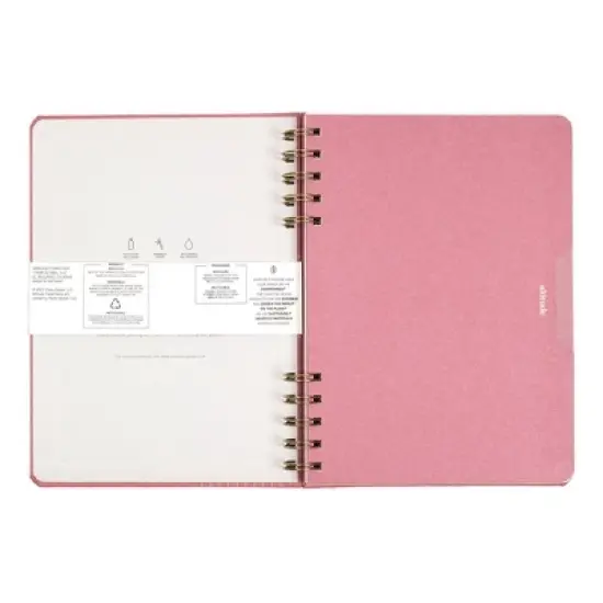 Altitude Supplies Spiral Notebook 6.25"x8.5", 160 Lined Pages, Mauve Pink Arch Cover image {3}