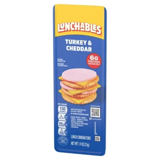 Lunchables Turkey & Cheddar Cheese with Crackers - 1.9oz image {7}