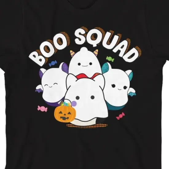 Squishmallows Halloween Boo Squad Youth Black Short Sleeve Tee image {1}