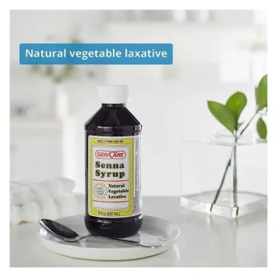 Geri Care Senna Syrup Natural Vegetable Laxative, 8 Oz image {1}