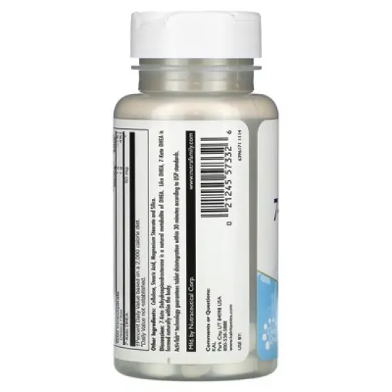 KAL 7-Keto DHEA, 50 mg, 30 Tablets image {2}