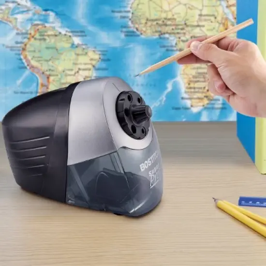 Electric Powered Super Pro 6  Heavy Duty Pencil Sharpener - Bostitch image {5}