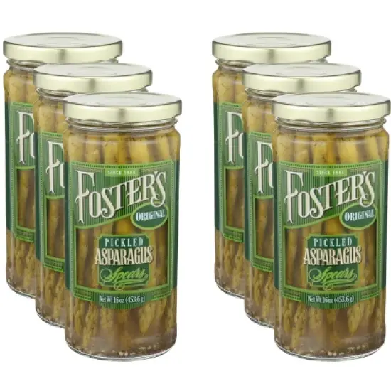 Foster's Pickled Asparagus Original - Case of 6 - 16 oz image {2}