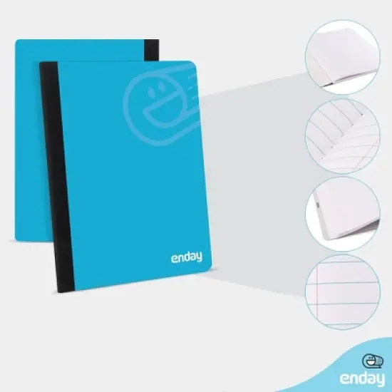 Enday Composition Notebook Collage Ruled - 100 Sheets image {2}