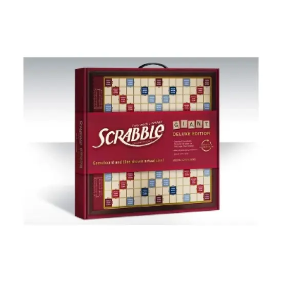 Scrabble (Giant Deluxe Wood Edition) Board Game image {1}