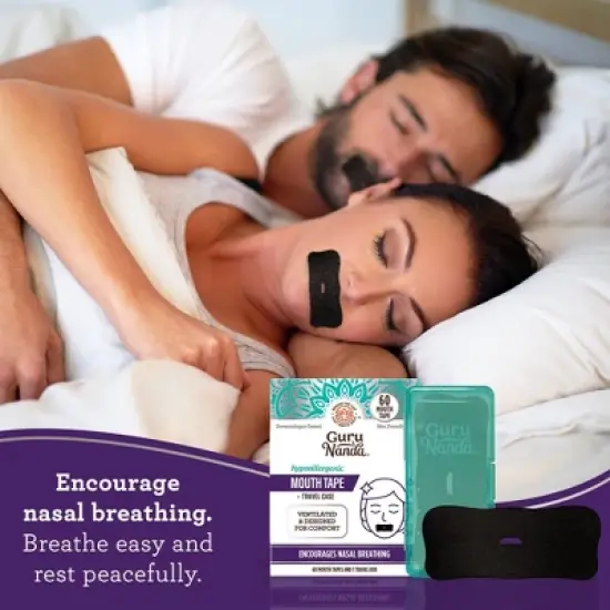 GuruNanda Mouth Tape with Travel Cases - 60ct image {5}