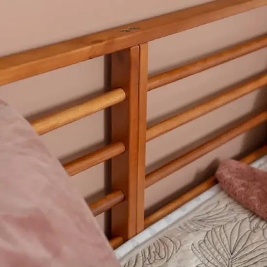 Mid Century Modern Solid Wood Spindle Daybed - Saracina Home image {4}