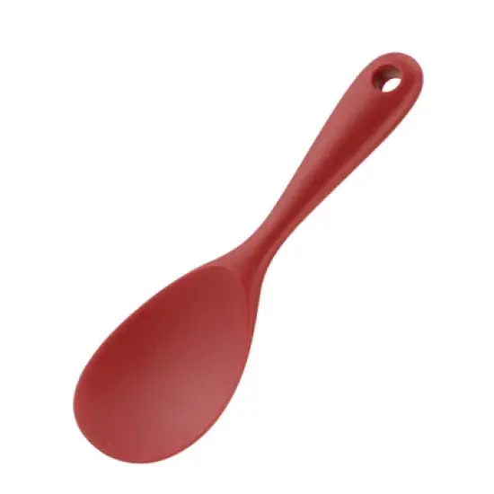 Unique Bargains Heat Resistant Ergonomic Handle Non-Stick Dishwasher Safe Soup Kitchen Spoon 8.7 Inch 1 Pc image {6}