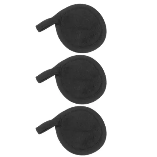 Unique Bargains Soft Flannel Pads Reusable Makeup Remover Eco Pads Facial Make Up Cleansing Removal for Most Skin Types 3 Pcs image {14}