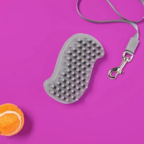 Dog Grooming Hand Rubber Brush - up&up&trade; image {1}