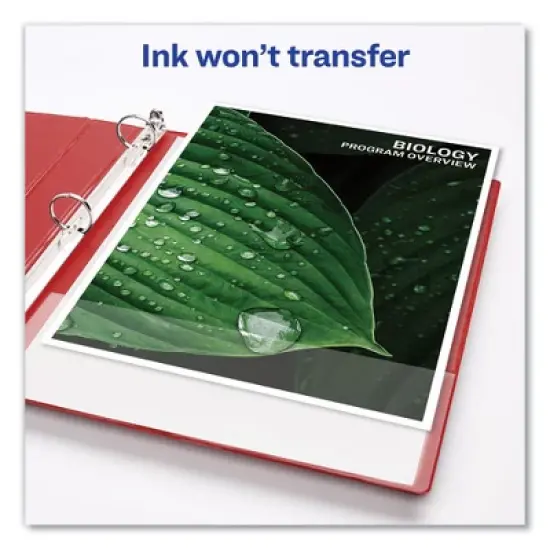 Avery Economy Non-View Binder with Round Rings, 3 Rings, 1" Capacity, 11 x 8.5, Red, (3310) image {3}