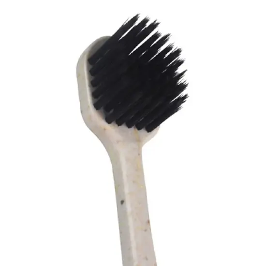 Pursonic Eco-Friendly Wide Charcoal Toothbrushes - 6ct image {1}