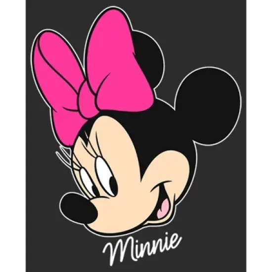 Women's Mickey & Friends Minnie Mouse Big Face T-Shirt image {1}
