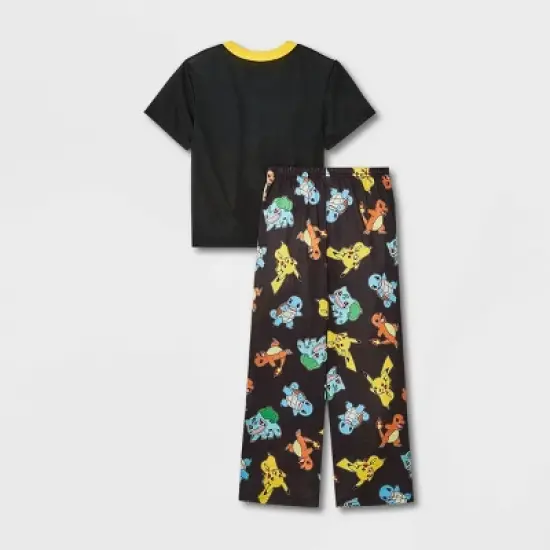 Boys' Pokemon 5pc Pajama Set - Yellow/Black image {1}