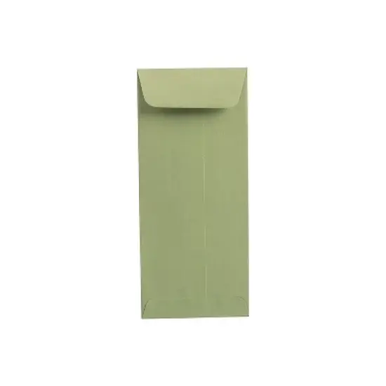 JAM Paper #10 Policy Envelope 4 1/8" x 9 1/2" Olive 50/Pack (125137469I) image {1}