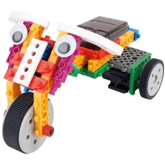 Link Building Kit 4 In 1 Remote Control Robot Truck & Motorcycle Building Kit Construction Set image {1}