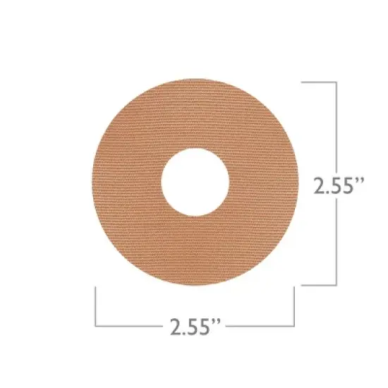 RightCare CGM Adhesive Synthetic Patch for Freestyle Libre, Uncovered Circle, Multiple Colors, Bag of 25 image {2}