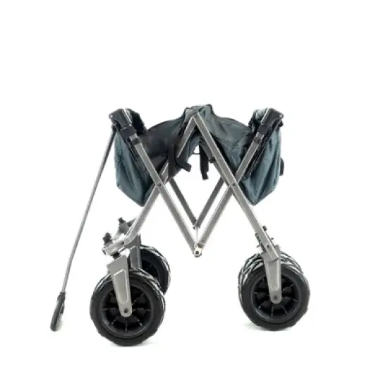 HOMLUX Push or Pull Folding Stroller Wagon with Canopy, 360&deg; Wheels, 150lbs Capacity image {5}