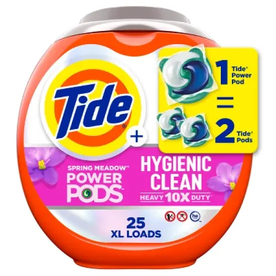 Tide Power Pods Clean Laundry Detergent - Spring Meadow image {10}