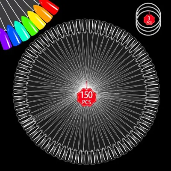 Saviland Pro 150PC Radial Fan Display System - Omni-Ring Polish Swatches for Salon Color Reference & Tech Training .(Size: 150 Count) image {7}