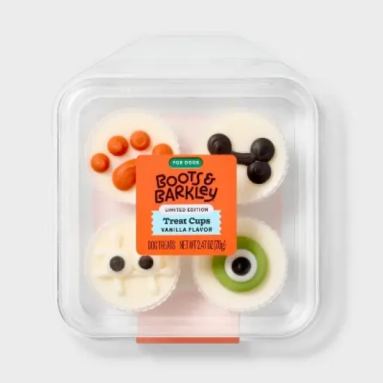 Halloween Vanilla Flavor Dog Treat Cups - Boots & Barkley&trade; 2.47oz image {3}
