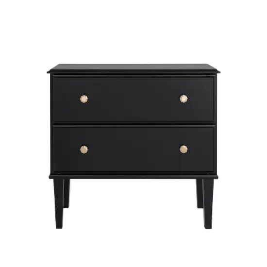 Prepac Lux 2 Drawer Bedside Nightstand image {3}