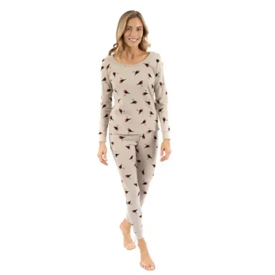 Leveret Womens Two Piece Cotton Pajamas image {5}